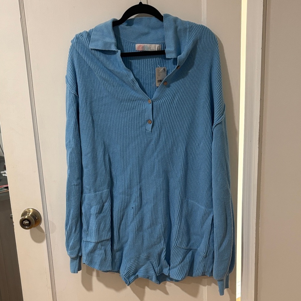 NWT! Free People Beach Picnic Sweater Romper